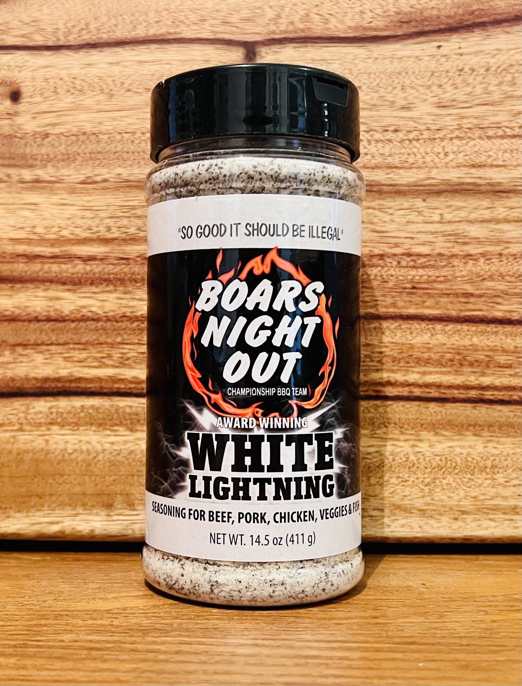 Boars Night Out White Lightning BBQ Rub - 14.5 oz.